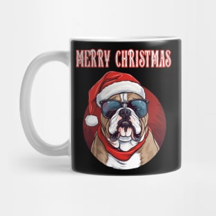 French Bulldog Lover Merry Christmas Santa Dog Breed Hat Mug